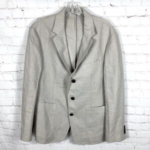 Banana Republic/HTG-SF78 Men’s Linen Blazer Size 40 Short Slim Fit Jacket Blazer